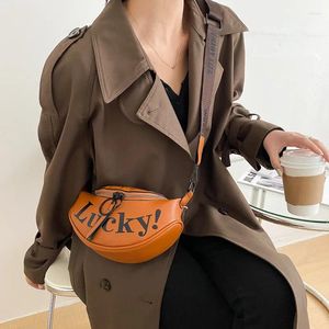 Totes 2024 Designer Woman Chest Bag Trendy Streetwear Shoulder Personality Letter Small Crossbody Bags For Women Casual Sports