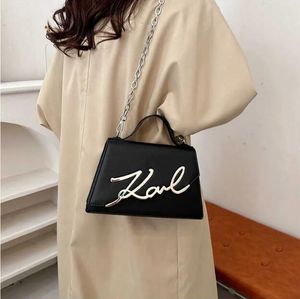 karl designer bags Leisure Small Square Bag Autumn New Style Bag Women's Fashion Simple Crossbody Bag Personalized Shoulder Bag 23158