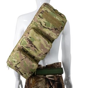 Väskor MP5 Taktisk ryggsäck 5 Färg Bär axelväska för pistol Högkvalitativ gevärväska Gun Bag Outdoor CS Airsoft Rifle Gun Bag