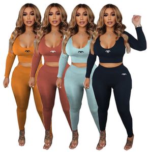 Spring NEW Women's Tracksuits Casual fashion Luxury brand Suit 2 Piece Set designer sexy Tracksuit 9060