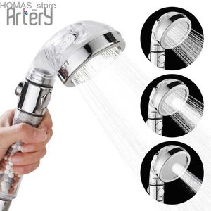 Bathroom Shower Heads Artery Maifan Stone Showerhead Water Filtration High Pressure Hand Hold Shower Head Replete For Bathroom Shower Accessorie Y240319