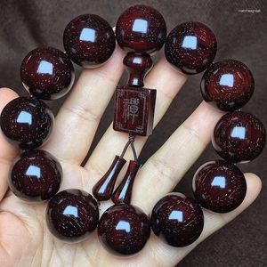 Strand African Pterocarpus Santalinus Zambia Red Sandalwood Men's Bracelet Handheld Factory Wholesale