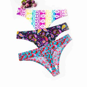 Women's Panties XXL big size Leopard Women Sexy Seamless Women Underwear Thongs G-string Panties Briefs lingerie Ladies T-back 240319