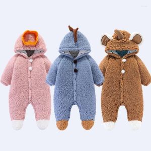 Down Coat Spädbarnskläder Baby Boys kläder Född Rompers Winter Snow Wear för flickor Jumpsuit Karnevalskostym 0-2 år
