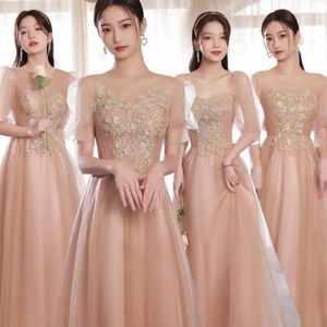 Ethnische Kleidung Frauen Exquient Lange Braut Hochzeitskleid Stil Strass Spitze Ärmel Qipao Sexy Khaki Cheongsam Blume A-Linie Chinesisches Kleid