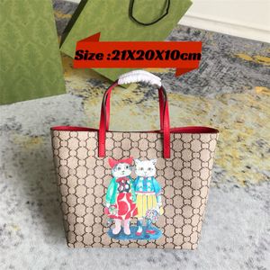 New Fashion Bag print floral lovely cartoon cute cat bag luxury designer butterfly totes bag women mini shoulder flowers letter bag