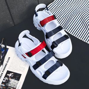 Stövlar Gladiator Man Sandaler Mens Roman Summer Outdoor nära Toe Travel Designer Läderskor Vietnam Breattable Beach Fashion 39 S