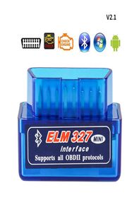 ELM 327 CAR AUTOMOTIVE SCANNER OBD V21 MINI ELM327のテスター診断ツールOBD2 Bluetooth OBDII 22944068