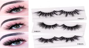 25mm 5D Eyelashes Mink Thick Crisscross Cruelty Volume Lash Soft Big Dramatic Full Eye Lashes Makeup Tool2946359