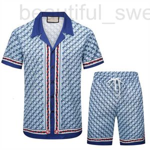 Herrspårets designer Summer Fashion Mens Hawaii Beach Pants Set Shirts Printing Leisure Shirt Man Slim Fit The Board of Director Short Sleeve Beachs YY24 4PUV