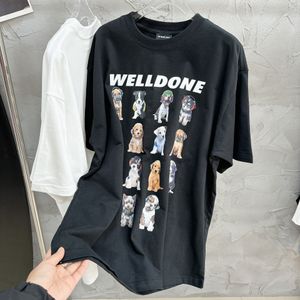 Herren T-Shirts Gothic Punk Übergroße bedruckte Grafik-T-Shirts Harajuku Hip Hop Y2k Top Lose Mode Kurzarm Herren Damen Tops Streetwear J240319