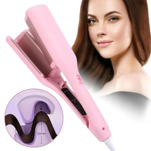 Irons Hair Curling Iron French Egg Roll Curling Iron Hair Stick Hair Waver Beach Waves Curling Ceramic Heat Hair Styling Tool