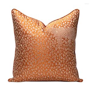 Almofadas de leopardo caso de luxo cinza capa decorativa para sofá 45x45 moderna sala de estar decoração de casa