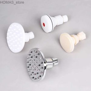 Bathroom Shower Heads Bathroom spa shower head ABS chrome plated handheld waterproof rainproof arm circular shower head Y240319