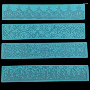 Baking Moulds Silicone Lace Fondant Cake Decorating Tools Food-Grade Molds