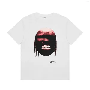 Męskie koszule 2024 Luxurious Men Utopia T-shirt Hip Hop Skateboard Street T-shirts koszulka Top Kenye #749
