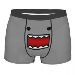 Underpants Men Domo Kun Shaded Japanese Anime Otaku Underwear Funny Boxer Briefs Shorts Panties Male Breathable Underpants S-XXL 24319