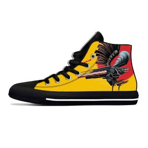 Shoes Priest Heavy Metal Rock Band Music Judas Fashion Casual Cloth Shoes High Top Lightweight Breathable 3D Print Men Women Sneakers