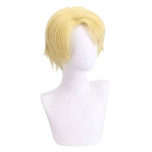 Syntetyczne peruki koronkowe peruki krople krystaliczne peruka szpiegowa peruka cosplay cosplay 30 cm żółta lub lniana peruka cosplay anime peruka odporna na syntetyczną perukę syntetyczną 240328 240327