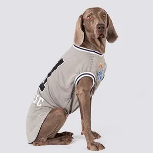 Abbigliamento per cani Abbigliamento piccolo-grande Gilet estivo in rete traspirante Doberman Labrador Levriero Accessori per cani T-shirt per animali domestici