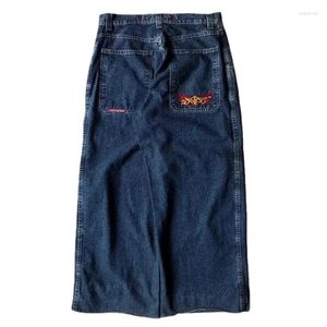 Мужские джинсы JNCO в стиле хип-хоп, свободные мужские и женские джинсы, модная уличная одежда 2024 года в стиле Харадзюку, с высокой талией и широкими штанинами