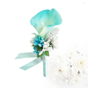 Flores decorativas broches para casamento boutonniere flor pinos estilo europeu noivas noivo nupcial