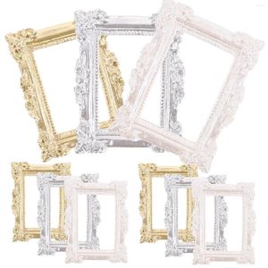 Frames 9pcs Vintage Miniature Decor House Mini Po Frame Props DIY Phone Case