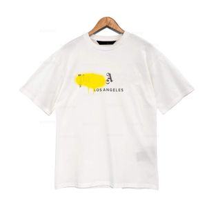 新しいブランドパームズメンデザイナーTシャツピュアコットティーズポロスラウンドネックプリントポーラースタイルサマースタイルの夏のウェアストリートPA Tシャツのための女性PA8741