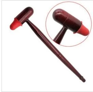 Survival 2pcs Wooden massage hammer health care massage stick hammer knock back gym hammer rubber mahogany hammer