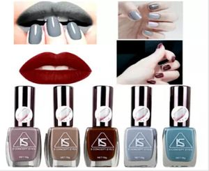 Cały matowy żel do paznokci polski moda szary kolor 12 kolorów 16 ml manicure narzędzia piękności Vernis A Ongle Varnish Poliska do paznokci 4328836