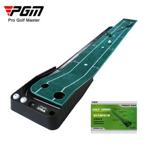 Aids PGM Golf-Übungs-Putting-Matte Golf Green Fairway Trainer mit Baffle Ball Return 3M Indoor-Golf-Putter-Trainer-Set TL023