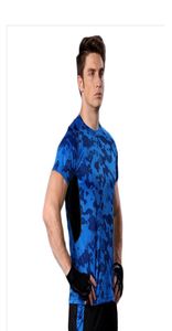 Leopard men039s camisa esportiva confortável de secagem rápida respirável roupas de instrutor de corrida homens e mulheres na Europa e Amer1476053