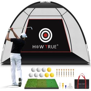 AIDS Golf Net 10x7ft Golf Uygulama Ağları Golf Mat Golf ile Arka Bahçe Sürüşü İç Mekan Dış Mekan Kullanımı İçin Net Vurma Net