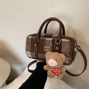 Designer bag Fashionable Woolen Handbag Women Bags Contrasting Checkered Small Square Design High-end Single Shoulder bags for shoulder slings