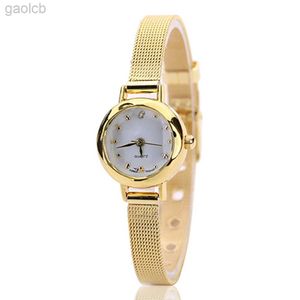 ساعات المعصم المبيعات الساخنة !!! Womens Fashion Mesh Fine Alloy Band Rhinestone Dial Quartz Bracelet Watch Watchale Wholesale Dropshipping وصول جديد 24319