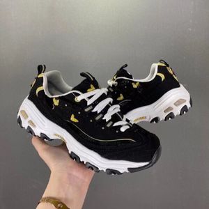 2024 designer skq sapatos femininos preto e branco sapatos casuais sola grossa tênis de corrida retro pequeno branco sapatos esportivos casuais 36-40