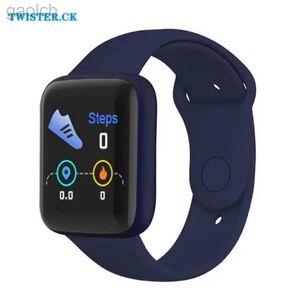 Wristwatches Smart watch Y68 Bluetooth Fit Pro Sport Waterproof Color Screen Wristwatch Men Women Fitness Bracelet Heart Rate Blood Pressure 24319
