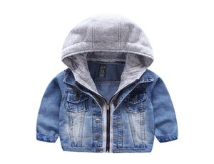 Baby Jeans Jacket Girls 2019 Spring Boys Hoodies Coat Denim Sleeve Ofterwear Children Windbreaker5579413