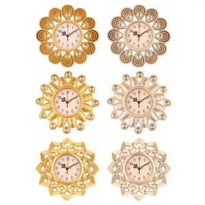 Wall Clocks Clock Sparkling Bling Easy To Read Fashion Silent Decoration Hanging For Home Living Room Kitchen Bedroom Bathroom