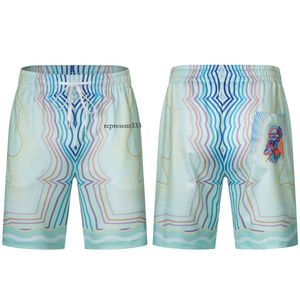 maglietta Casablanca in stile vacanza marocchina Casablanca Emerald King maschile e coppia di moda femminile Shorts hawaian casual