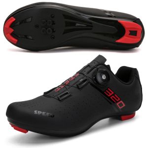 Footwear Cycling Shoes Men's Road Biking Shoes Professional Athletic Bicycle Shoes SelfLocking Road Riding Shoes Swivel Buckles Sneakers