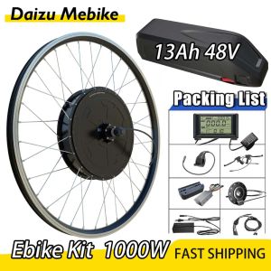 دراجة 48V 13AH بطارية EBIKE KIT 48V 1500W LCD LCD محرك محرك العجلة EBIKE MOTOR 26INCH 700C MTB EBIKE MOTOR WELL