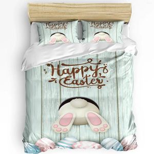 Bedding Sets 3pcs Set Easter Bunny Eggs Holiday Animal Home Textile Duvet Cover Pillow Case Boy Kid Teen Girl Covers