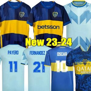 XXXL 4XL BENEDETTO 2023 2024 Boca Juniors maglie da calcio tifosi giocatore VILLA SALVIO Uomo camisa de futebol 22 23 24 maglia da calcio TEVEZ CARLITOS MARCOS ROJO VAZQUEZ