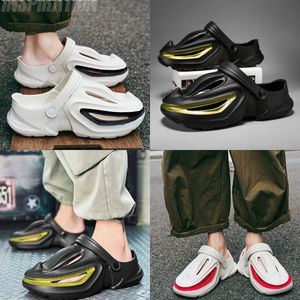 Туфли с дырками в виде акульего клюва, пляжная обувь, мужская летняя обувь, увеличивающая рост, дышащие сандалии, тапочки GAI, высокое качество, 40-45 евро
