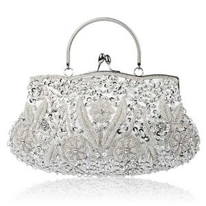 Chic Shoulder Bags Bag Pearl Designer Handbags Embroidered Dress Multicolor Dinner Tote Bag 240311