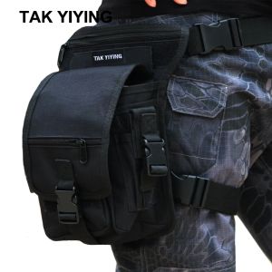 Bags TAK YIYING Outdoor Hunting Tactical Drop Leg Bag Multifunction Panel Utility Waist Belt Pouch Bag