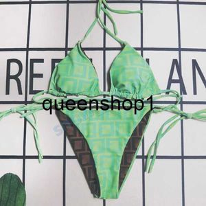 Kvinnors badkläder designer kvinnor bikinis mode bekväm badkläder reversibel strandbikinis sommar baddräkt stripe brev mönster baddräkter storlek s-xl