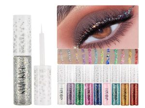 Handaiyan Liquid Shimmer Eyeliner Pencils Glitter Shining Sliver White Blue Green Red Eye Makeup4647919