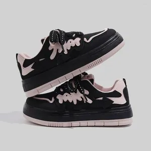 Shoes Black Trendy Casual 404 Pink Y2k Hip Hop Board 2024 Women's Skateboard Sports Ankle Boots Female Girls Gifts